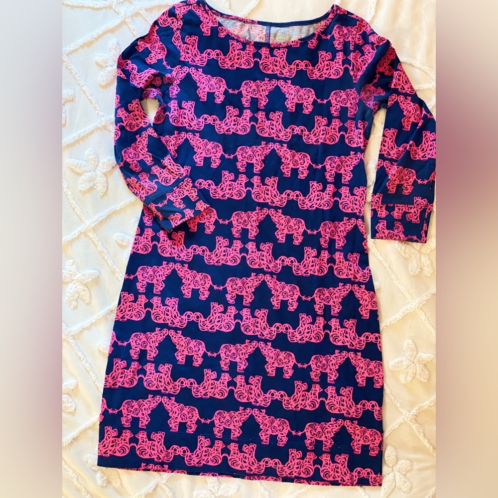 Lilly Pulitzer Marlowe Dress- Cute elephant print!
